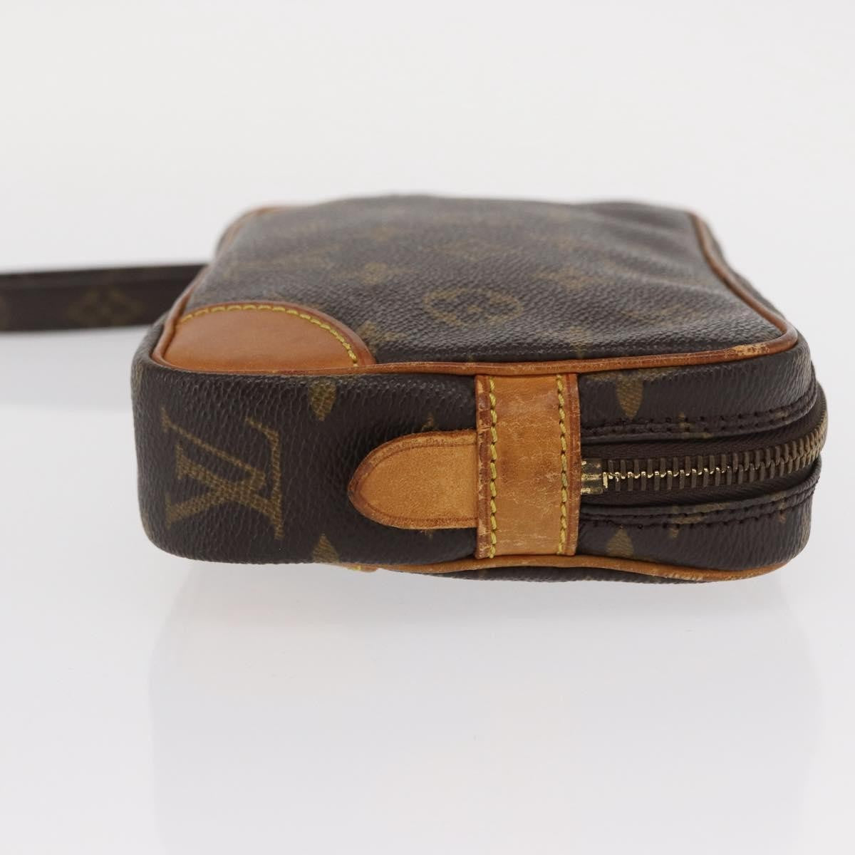 Louis Vuitton Marly Dragonne Clutch Monogram Canvas Brown Canvas Clutche & Pouche Bag