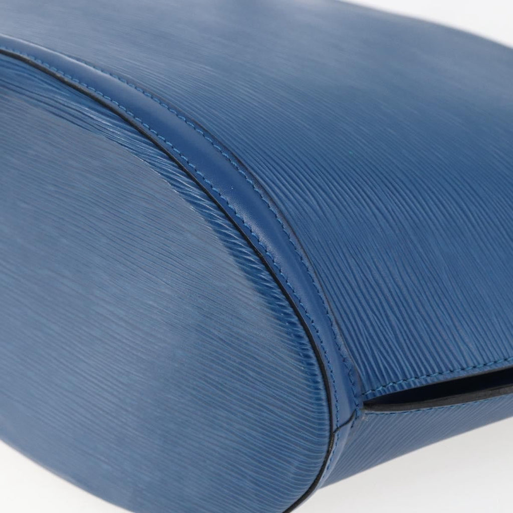 Louis Vuitton Saint Jacques Handbag Epi Leather Blue Leather Shoulder Bag