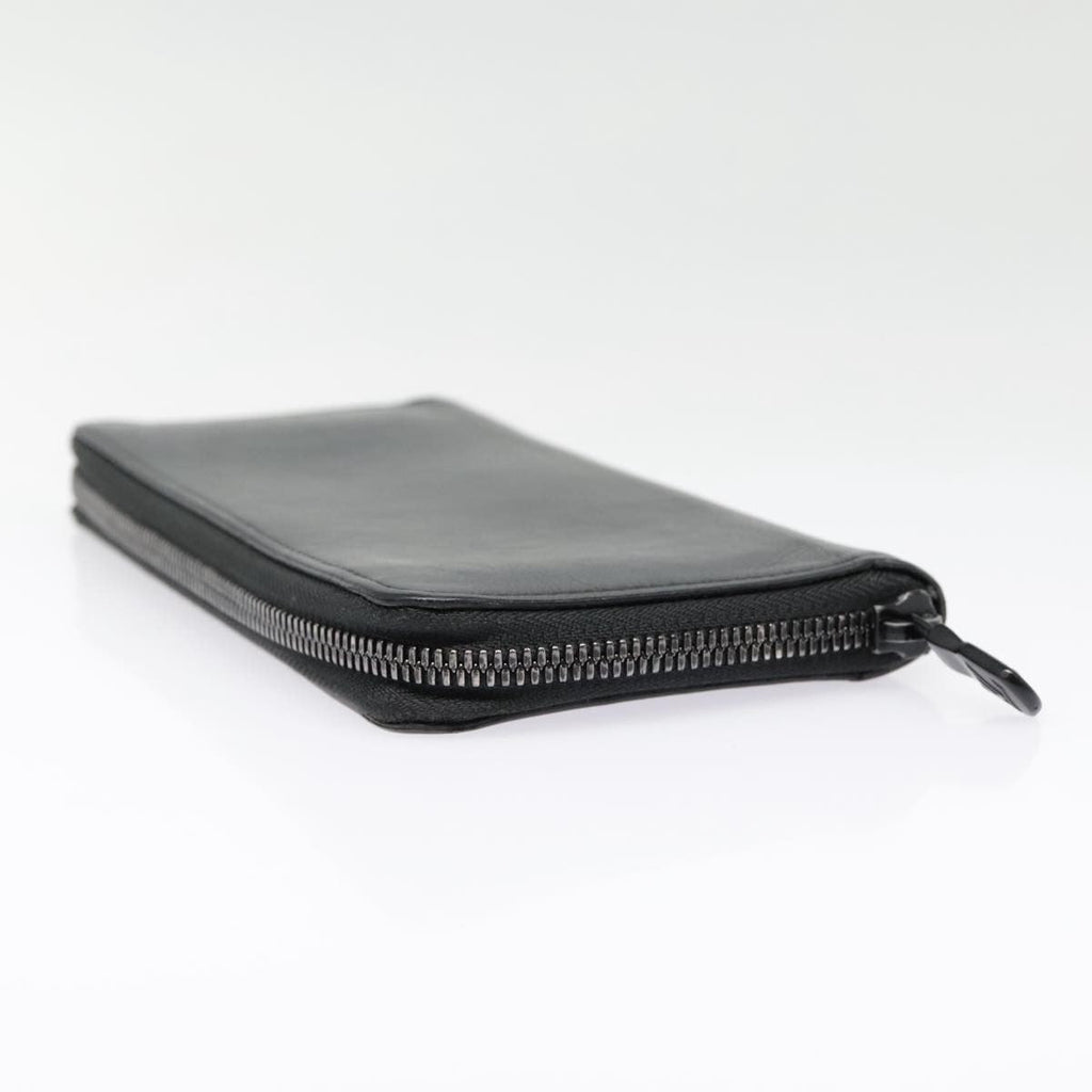 Louis Vuitton Zippy Wallet Vertical Monogram Shadow Leather Black Leather Wallets Accessory