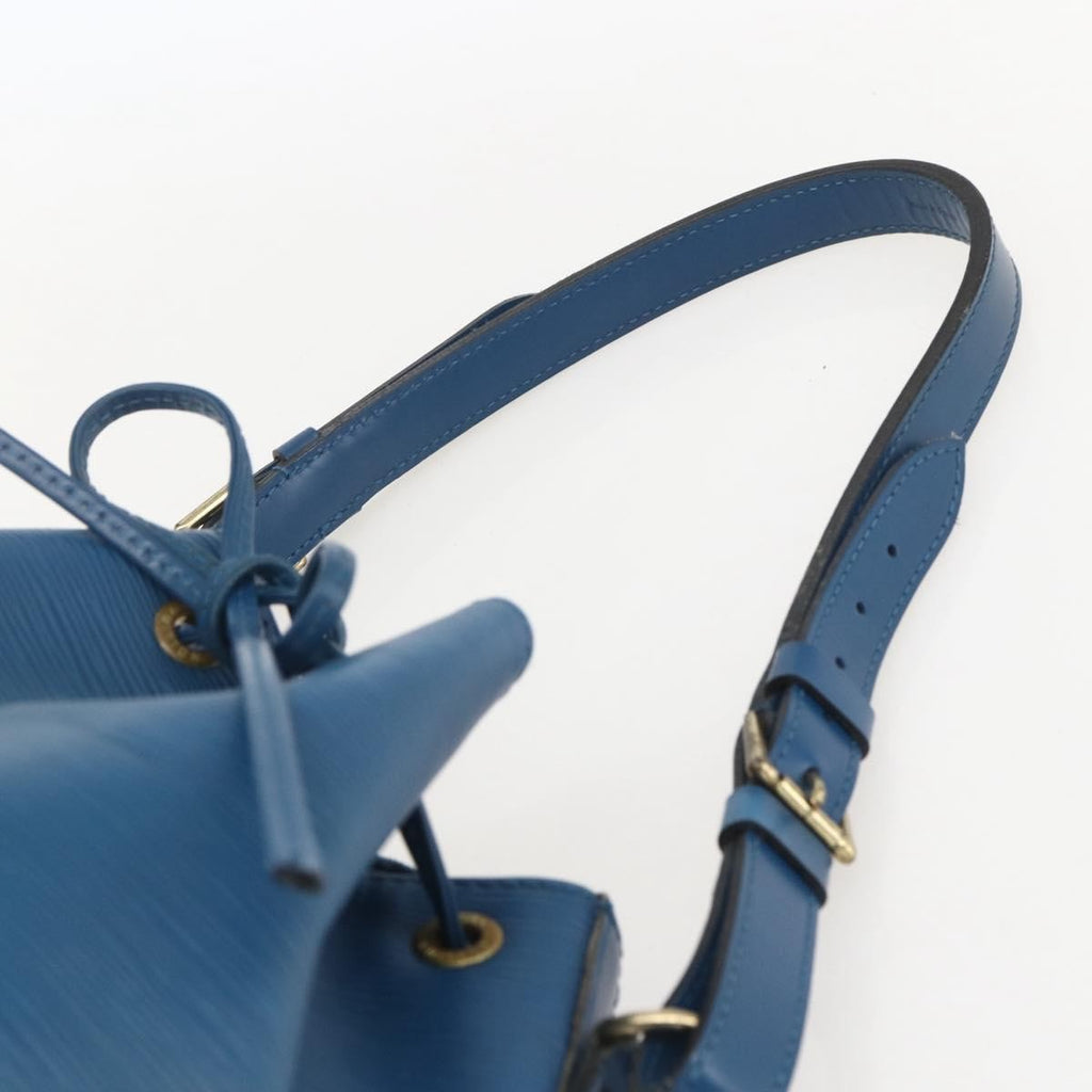 Louis Vuitton Noe Handbag Epi Leather Blue Leather Shoulder Bag