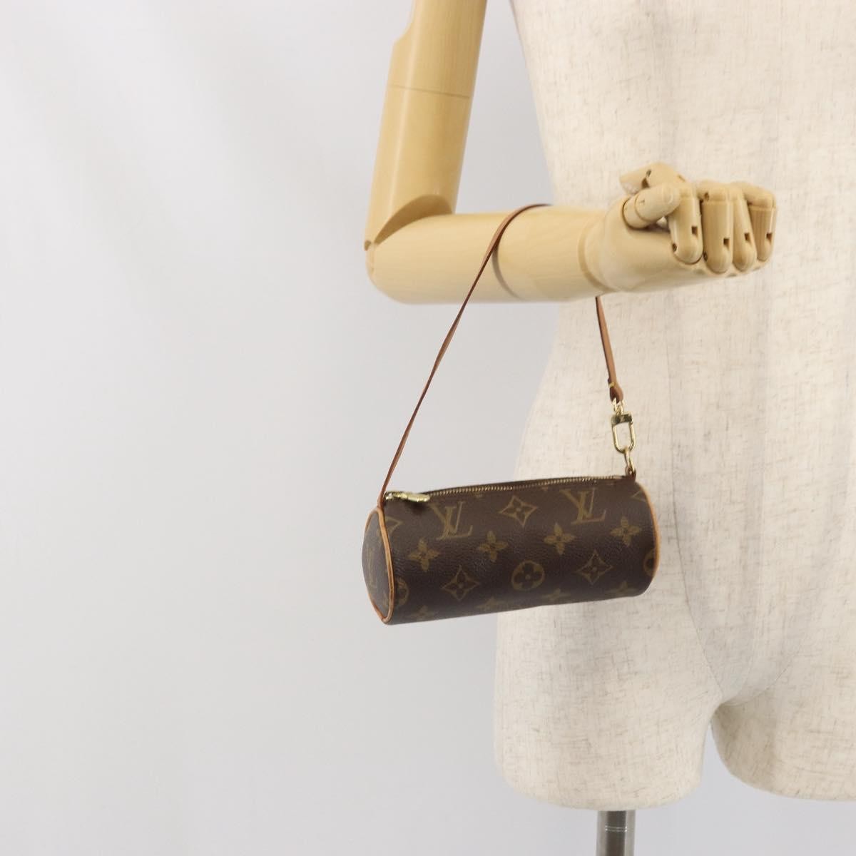 Louis Vuitton Papillon Pochette Monogram Canvas Brown Canvas Clutche & Pouche Bag