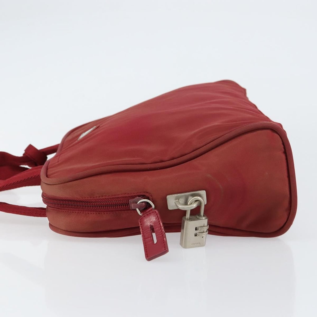 Prada Zip Around Tote Tessuto Red Nylon Shoulder Bag Bag