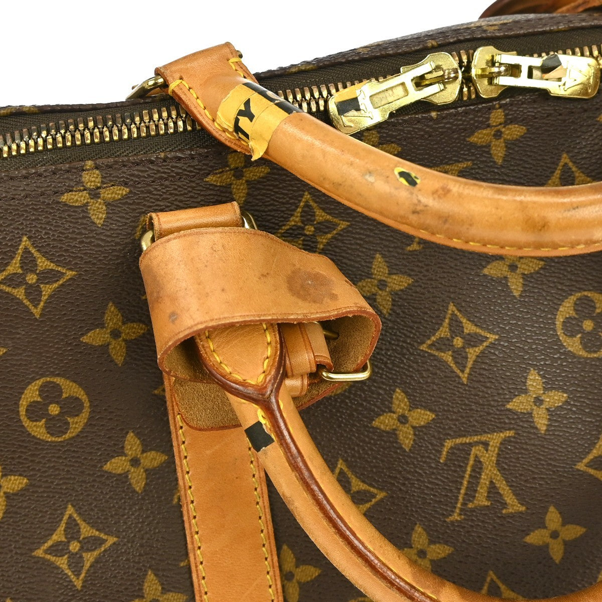 Louis Vuitton Keepall Bag Monogram Canvas Brown Canvas Travel Bag