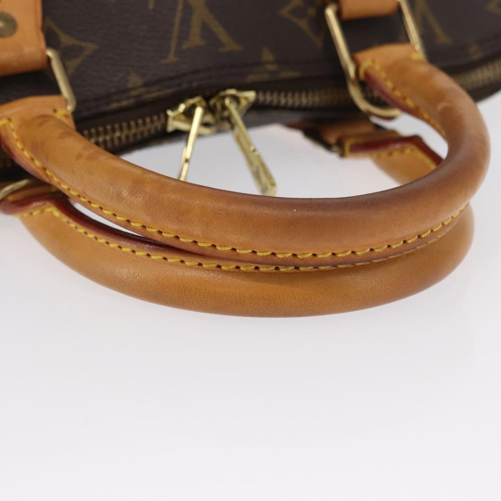 Louis Vuitton Alma Handbag Monogram Canvas Brown Canvas Handbag