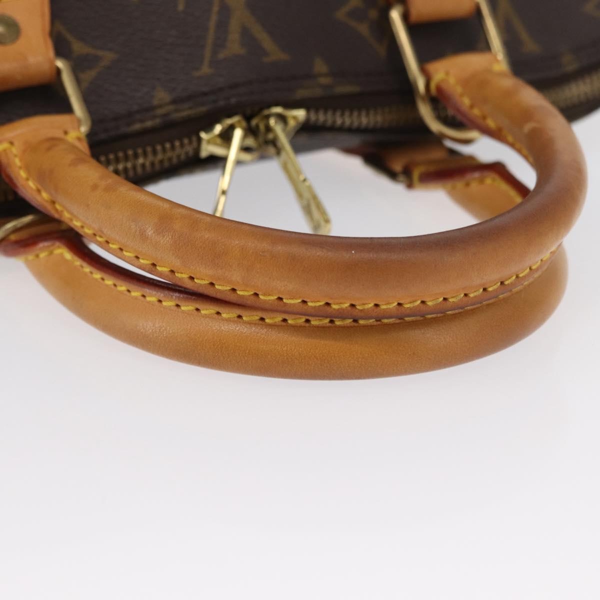 Louis Vuitton Alma Handbag Monogram Canvas Brown Canvas Handbag