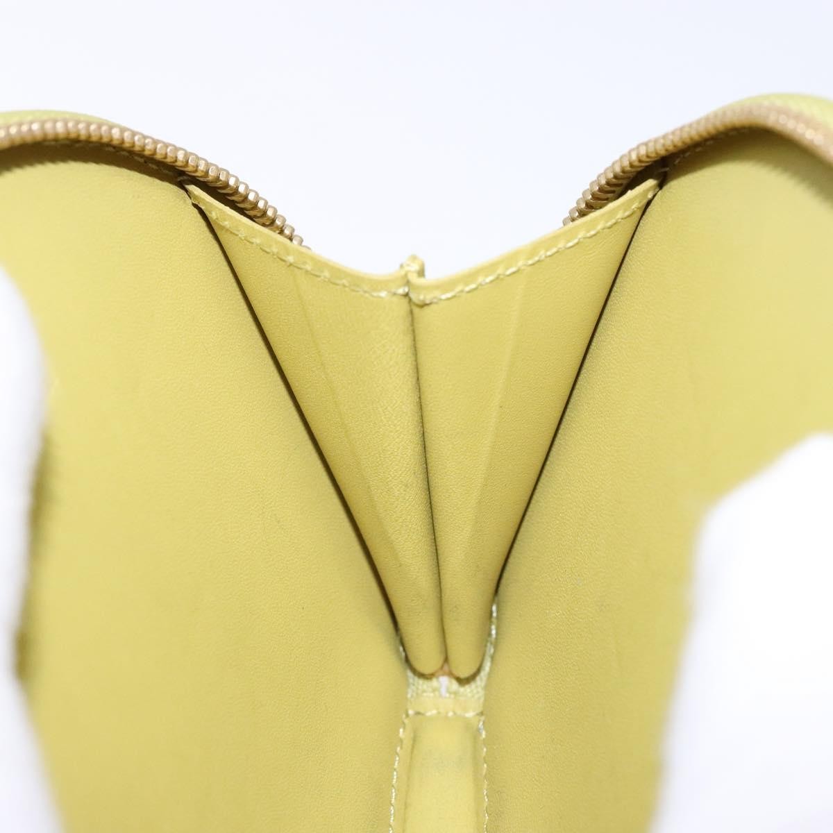 Louis Vuitton Boite Chapeau Coin Purse Monogram Vernis Beige Patent_Leather Wallets Accessory