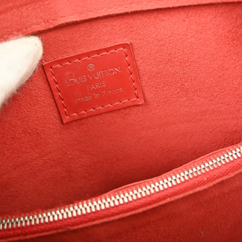 Louis Vuitton Pont Neuf Handbag Epi Leather Red Leather Handbag