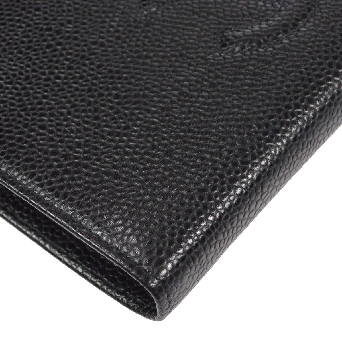 Chanel Timeless Cc French Wallet Caviar Black Leather Wallets Accessory