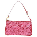 Louis Vuitton Pochette Accessoires Cosmic Blossom Pink Pvc Clutche & Pouche Bag
