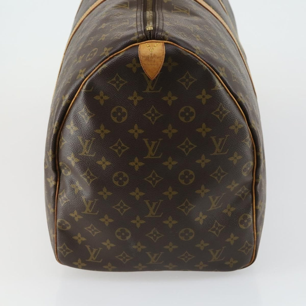 Louis Vuitton Keepall Bag Monogram Canvas Brown Canvas Travel Bag