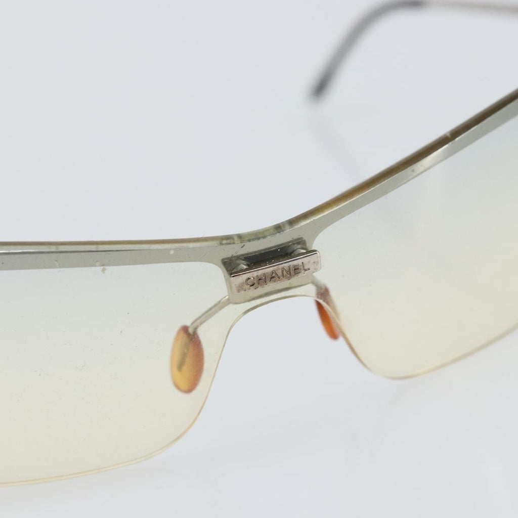 Chanel Logo Cc Sunglasses Metal Silver Metal Sunglasse Accessory