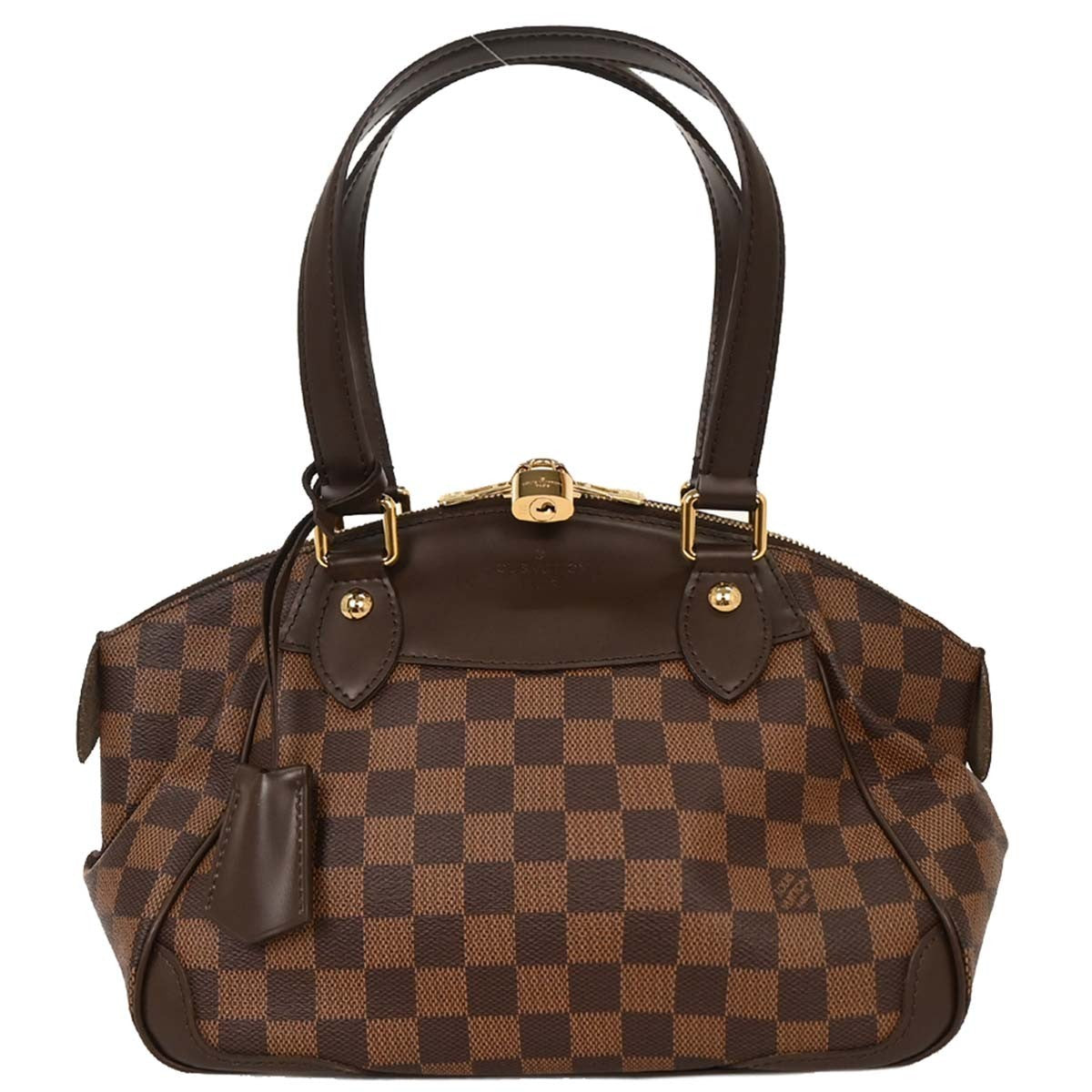 Louis Vuitton Verona Handbag Damier Brown Canvas Handbag