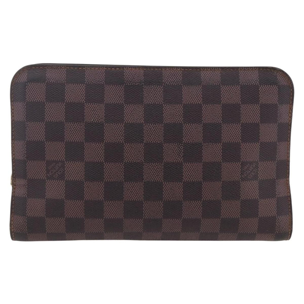 Louis Vuitton Pochette Saint Louis Damier Brown Canvas Clutche & Pouche Bag