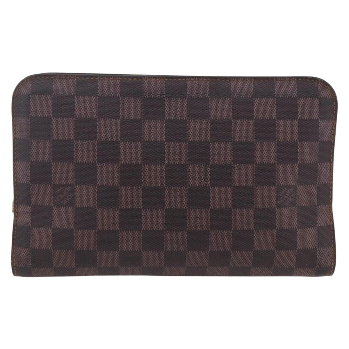Louis Vuitton Pochette Saint Louis Damier Brown Canvas Clutche & Pouche Bag