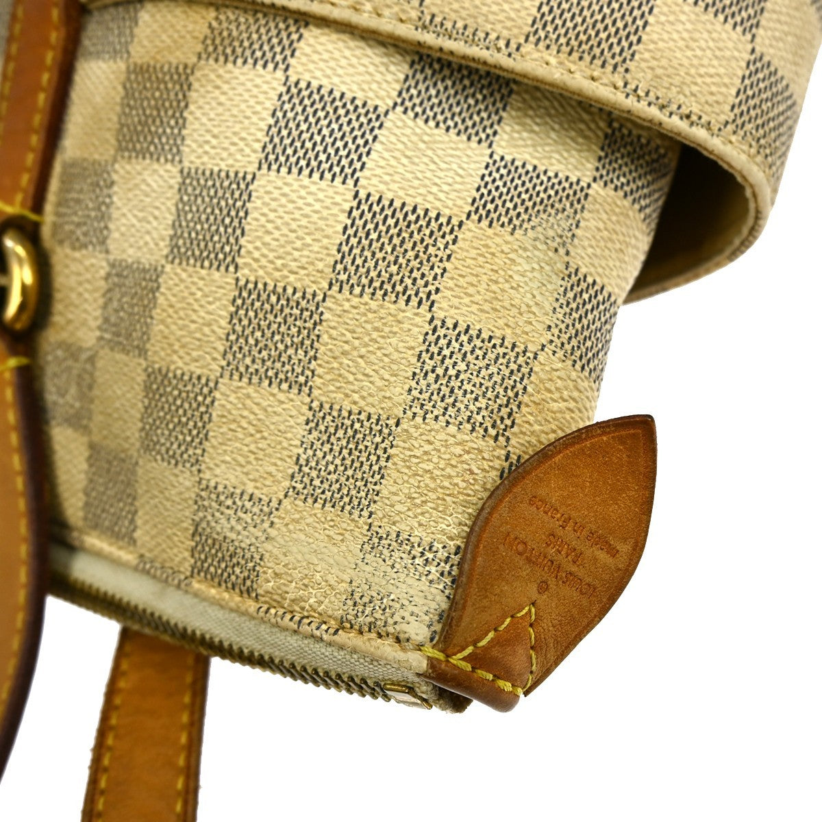 Louis Vuitton Totally Handbag Damier Azur White Canvas Tote Bag