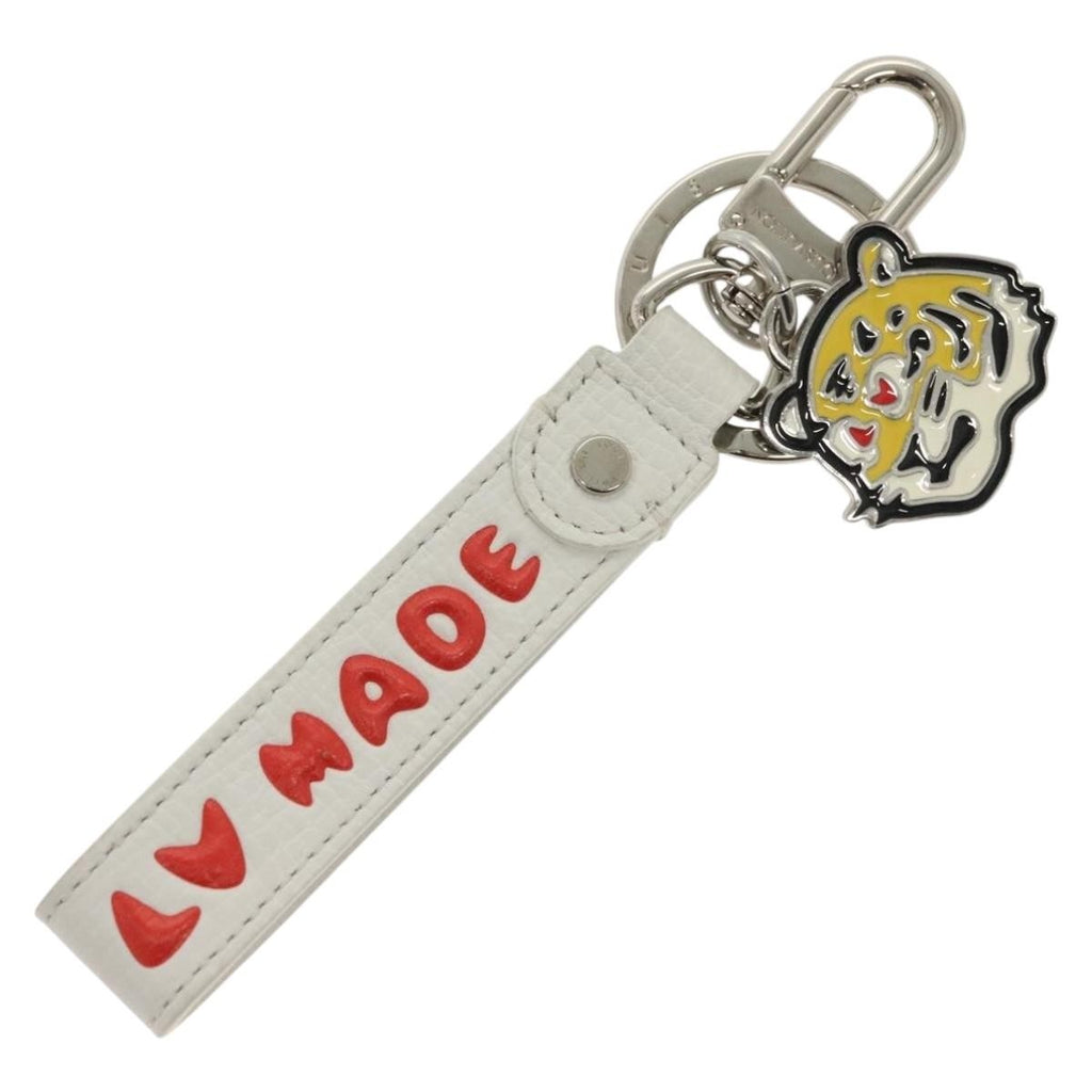Louis Vuitton Animal Family Bag Charm And Key Holder Metal With Leather White Metal Charms And Keychains Accessory