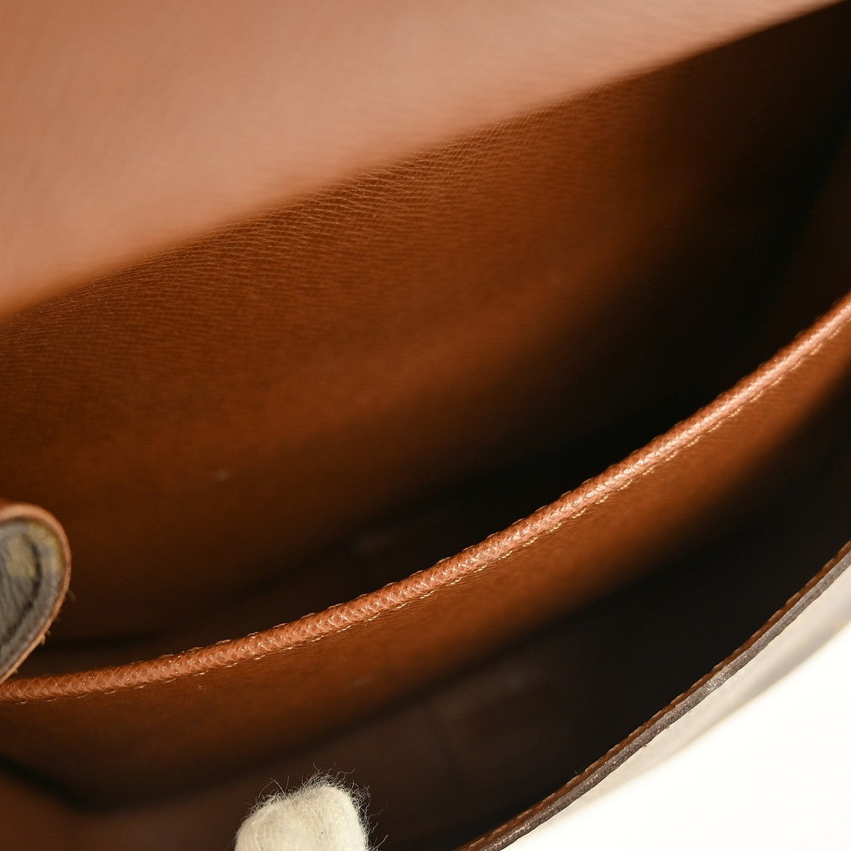 Louis Vuitton Cartouchiere Handbag Monogram Canvas Brown Canvas Shoulder Bag