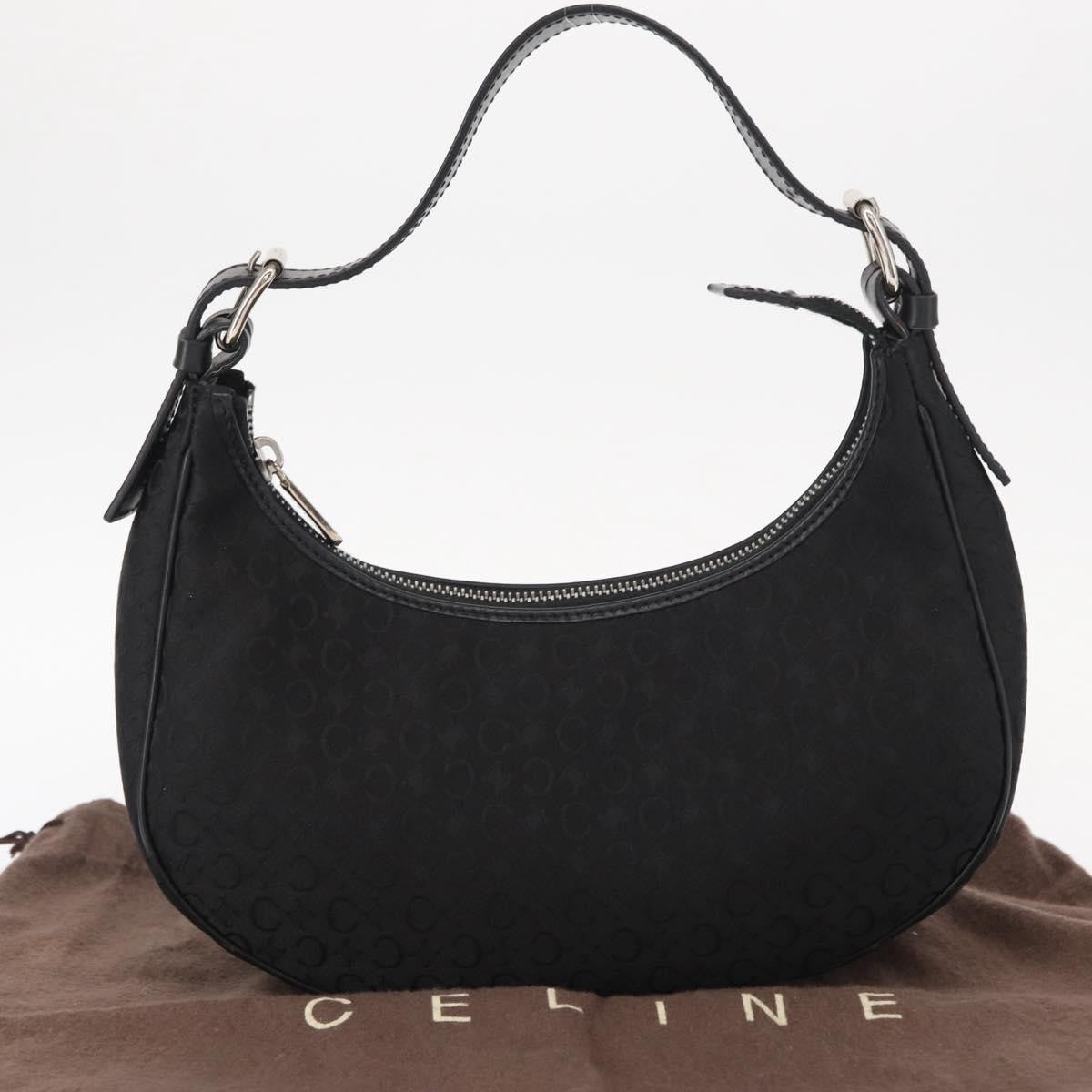 Celine Ava Bag Macadam Canvas Black Canvas Handbag