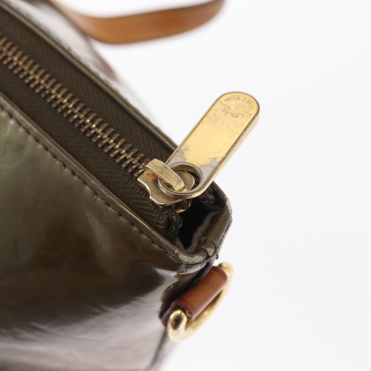 Louis Vuitton Bellevue Handbag Monogram Vernis Brown Patent_Leather Tote Bag