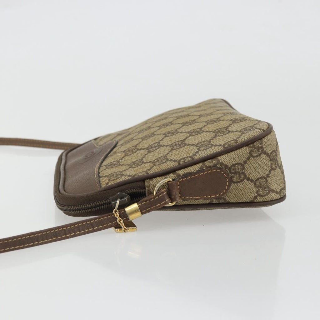 Gucci Gg Supreme Shoulder Bag Canvas Beige Canvas Shoulder Bag Bag (Pre-Owned)