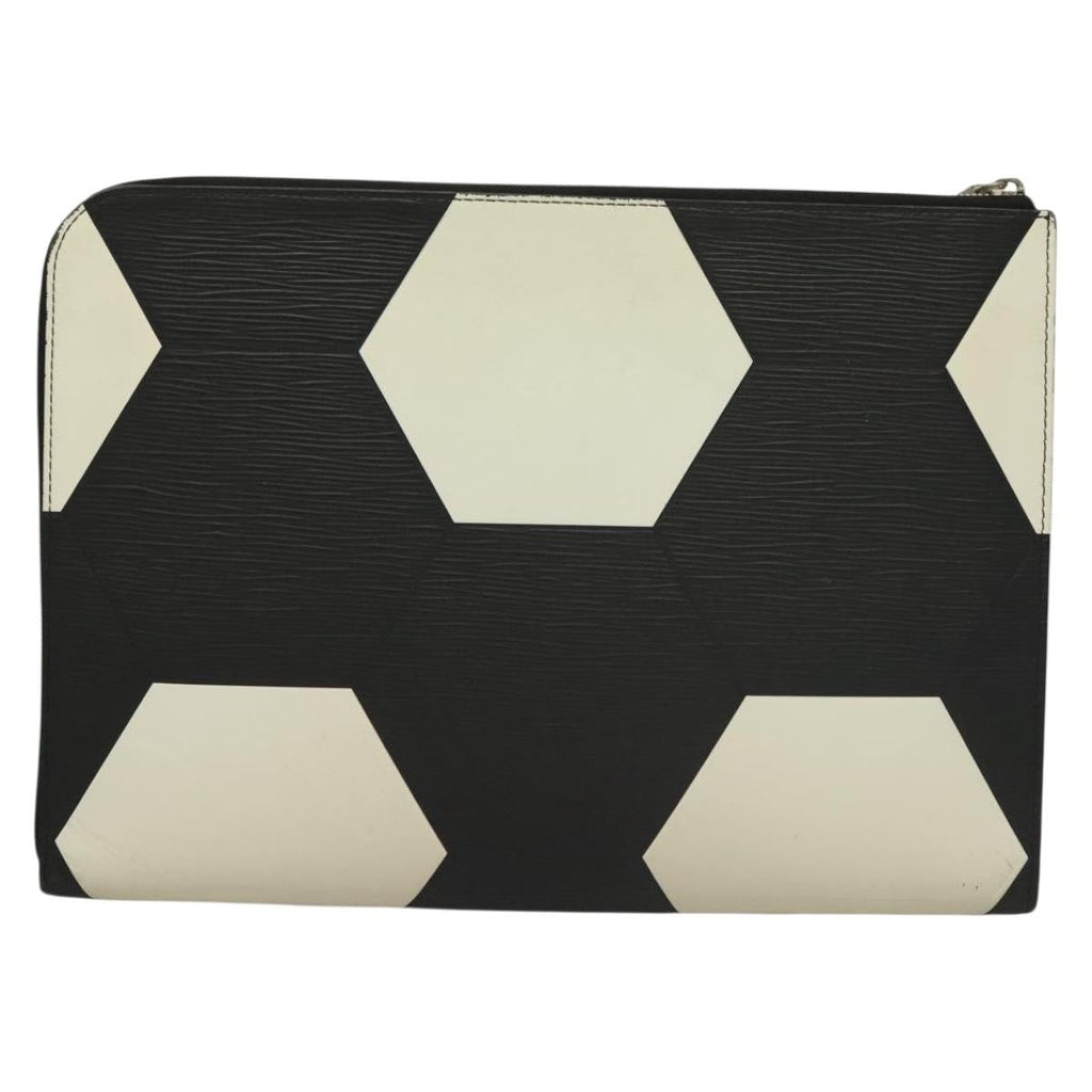 Louis Vuitton Pochette Jour Limited Edition Fifa World Cup Epi Leather Black Leather Clutche & Pouche Bag