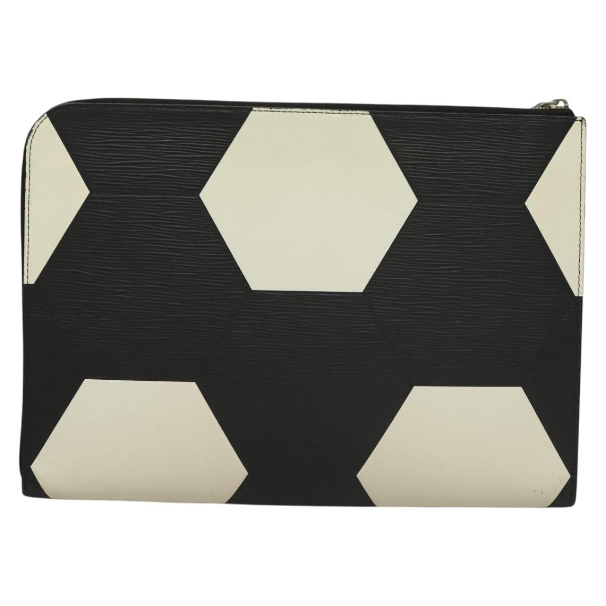 Louis Vuitton Pochette Jour Limited Edition Fifa World Cup Epi Leather Black Leather Clutche & Pouche Bag