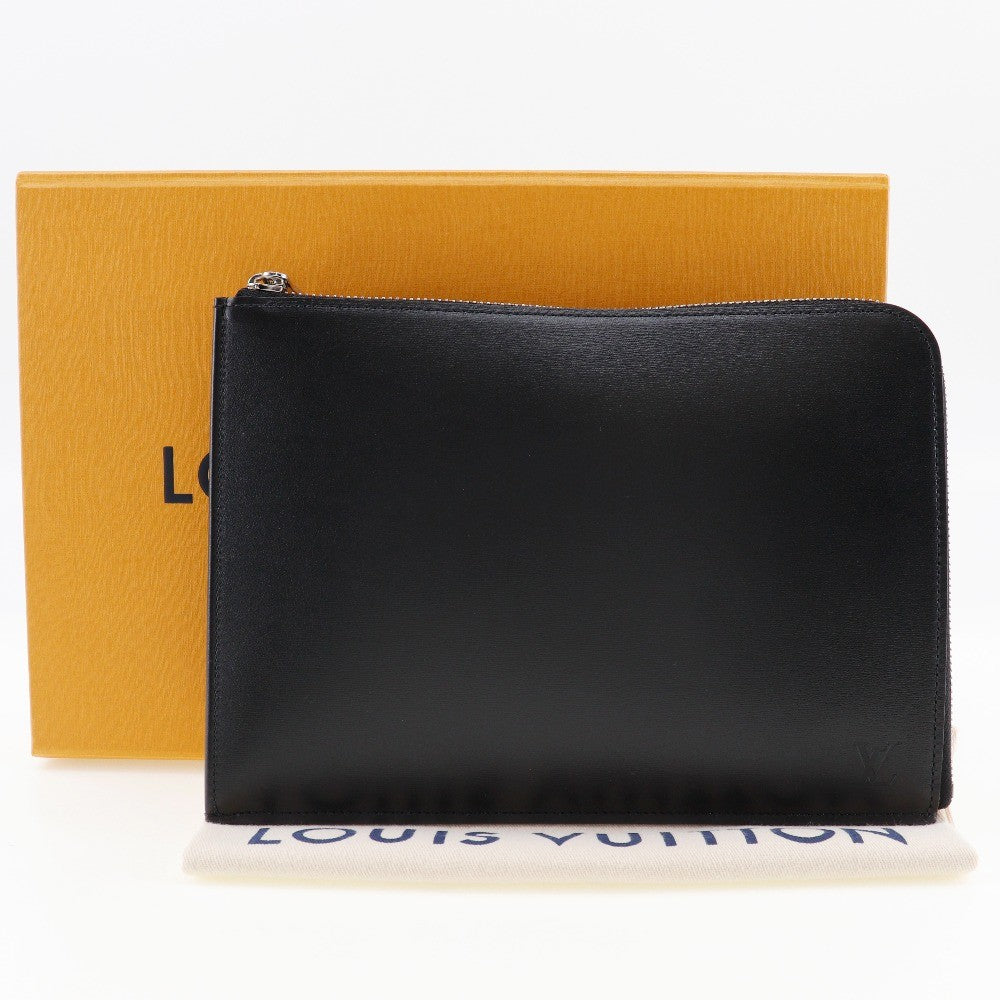 Louis Vuitton Pochette Jour Nomade Leather Black Leather Clutche & Pouche Bag