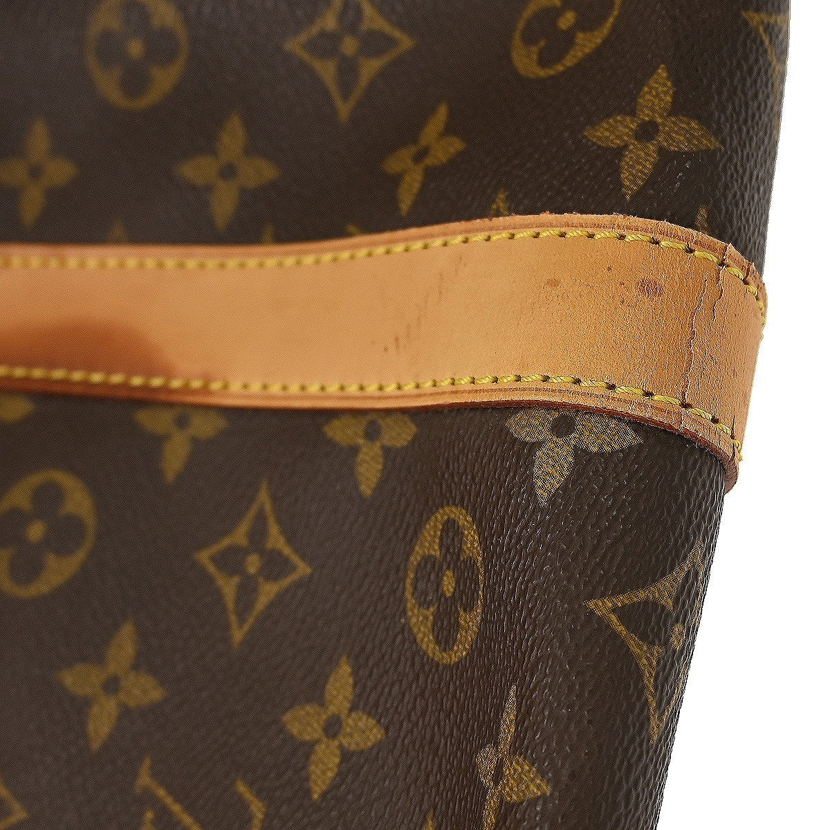 Louis Vuitton Keepall Bag Monogram Canvas Brown Canvas Travel Bag