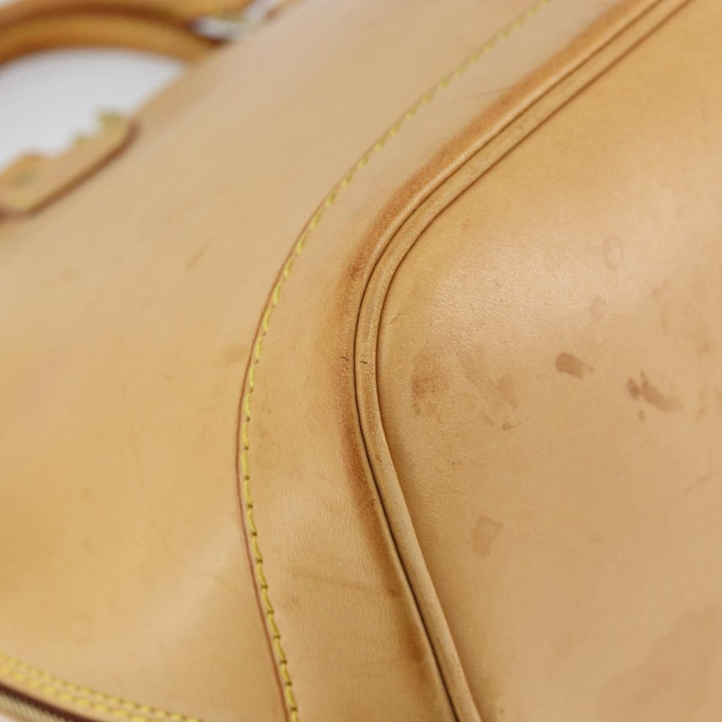 Louis Vuitton Alma Handbag Nomade Leather Beige Leather Handbag