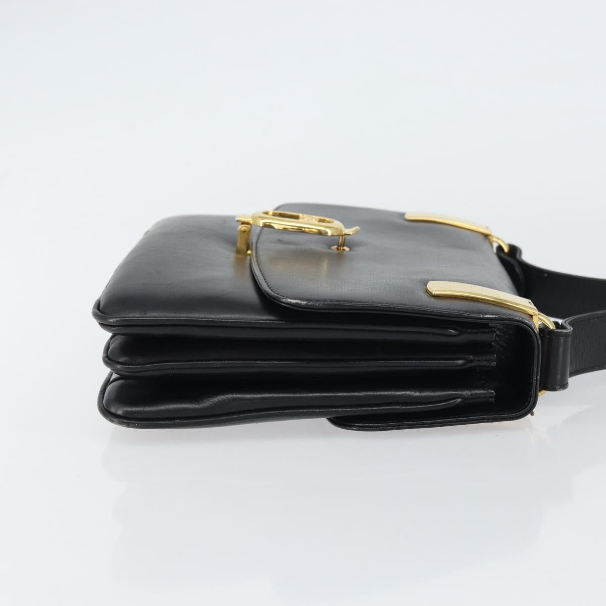 Celine Horse Carriage Shoulder Bag Leather Black Leather Shoulder Bag Bag