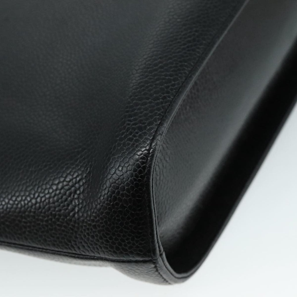 Chanel Vintage Tote Leather Black Leather Tote Bag Bag