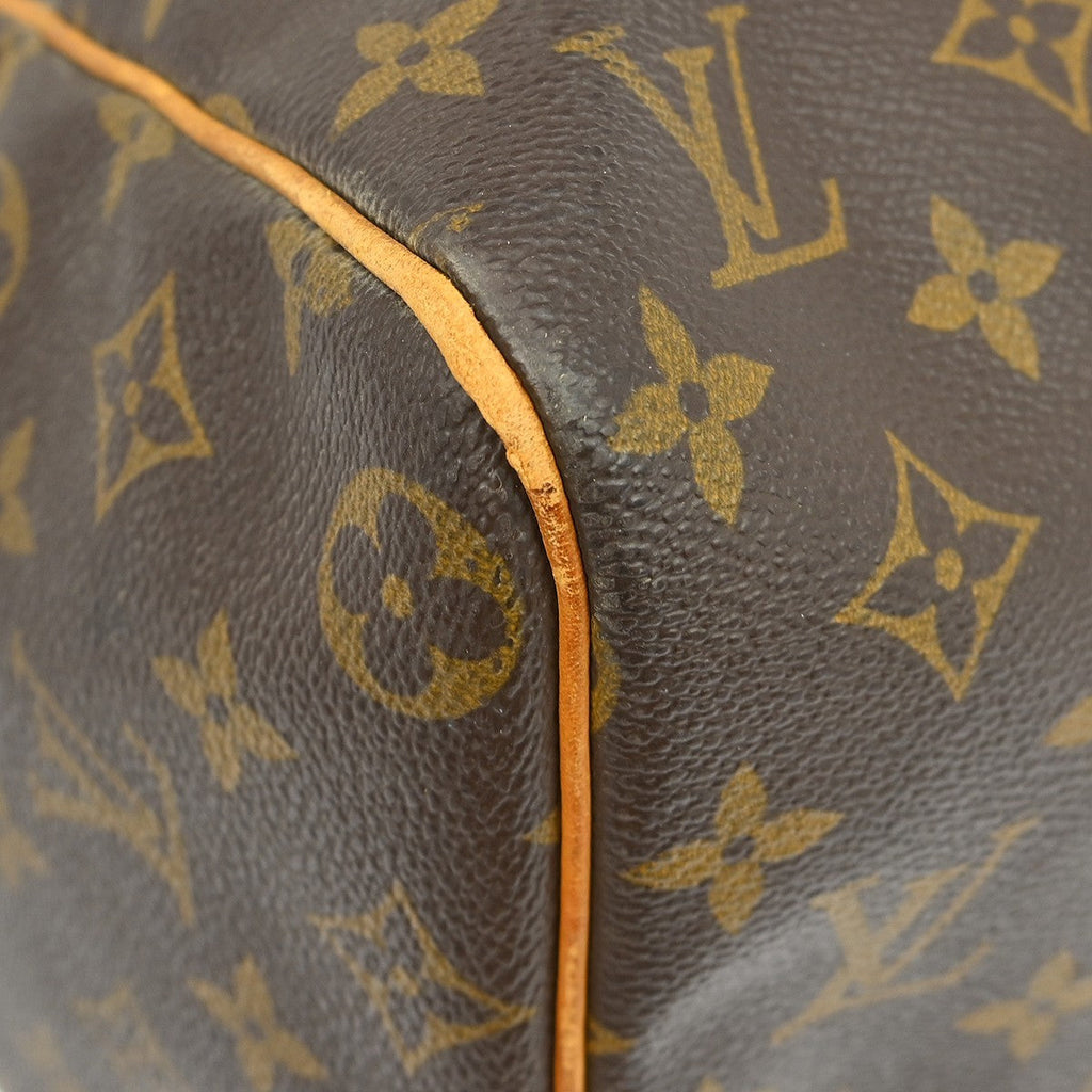 Louis Vuitton Keepall Bag Monogram Canvas Brown Canvas Travel Bag