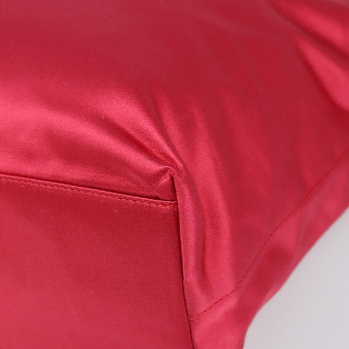 Prada Vintage Handbag Satin Red Satin Handbag