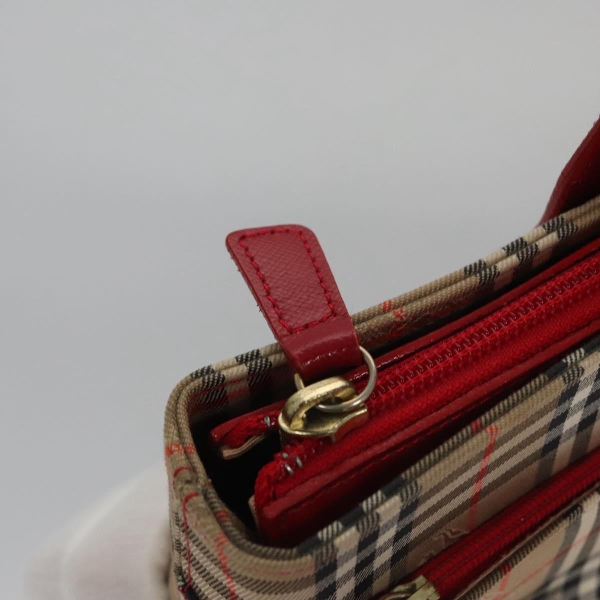 Burberry Nova Check Handbag Nova Check Canvas And Leather Beige Canvas Handbag