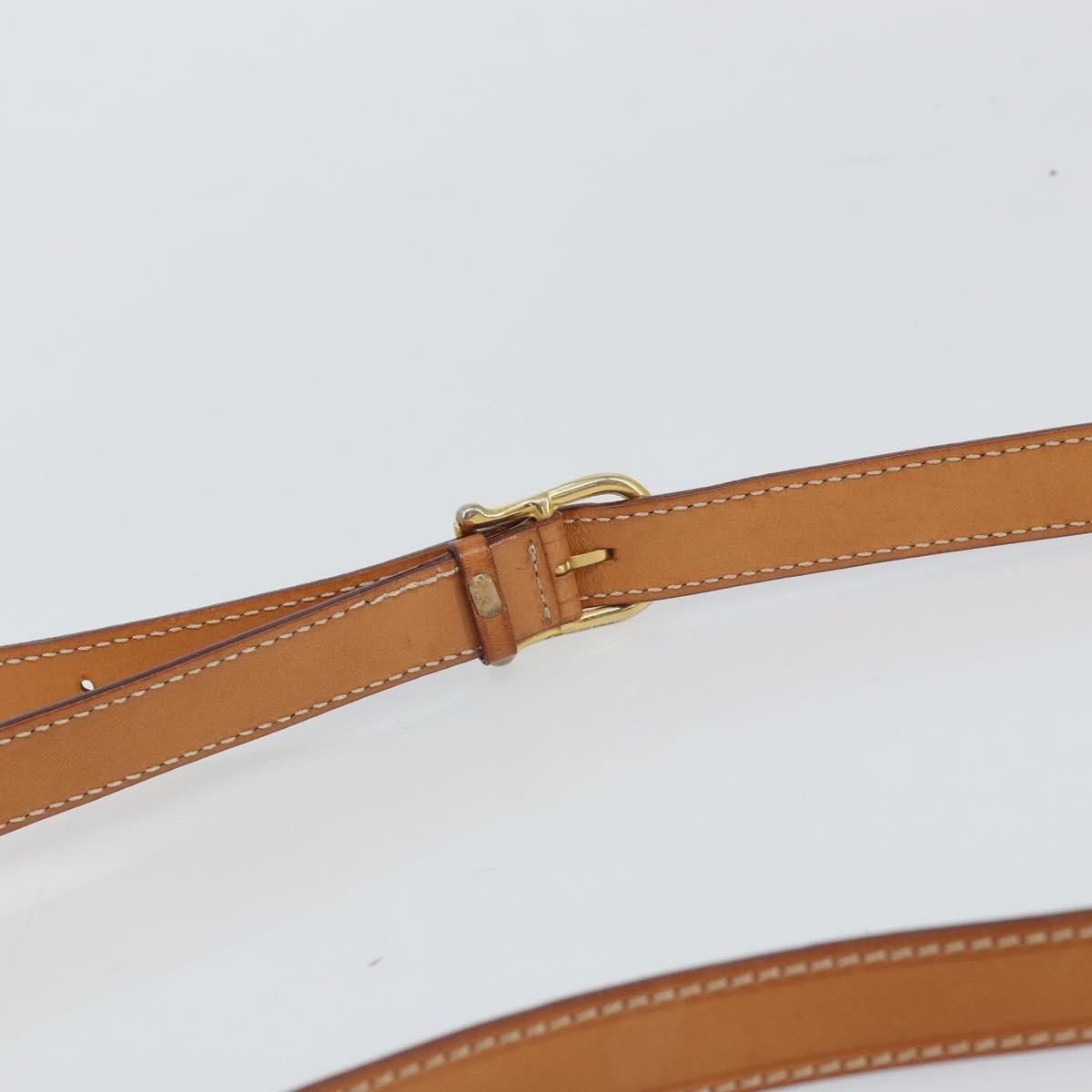 Celine Vintage Macadam Shoulder Bag Canvas And Leather Brown Canvas Shoulder Bag Bag