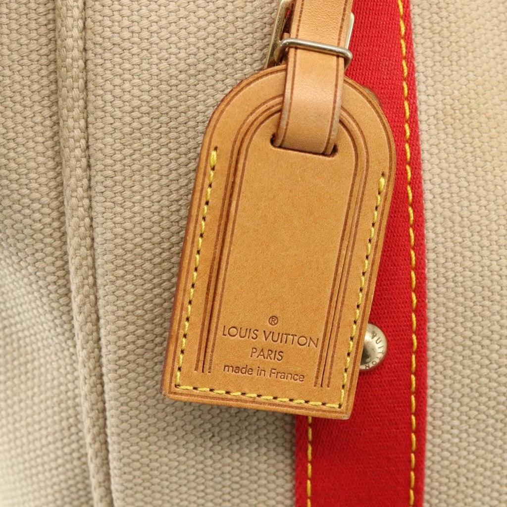 Louis Vuitton Antigua Tote Canvas Beige Canvas Tote Bag