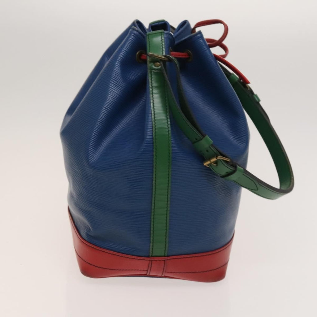 Louis Vuitton Tricolor Noe Handbag Epi Leather Blue Leather Bag