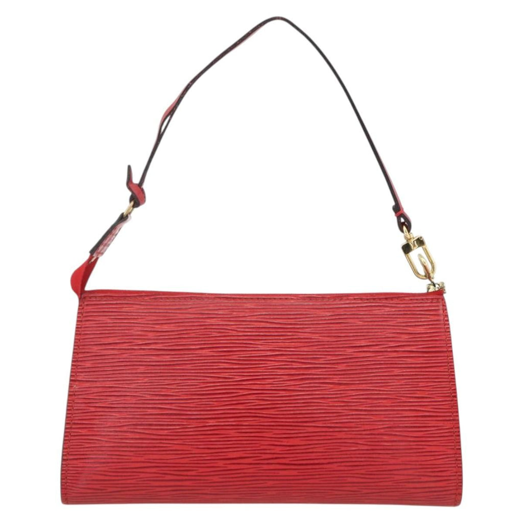 Louis Vuitton Pochette Accessoires Epi Leather Red Leather Clutche & Pouche Bag
