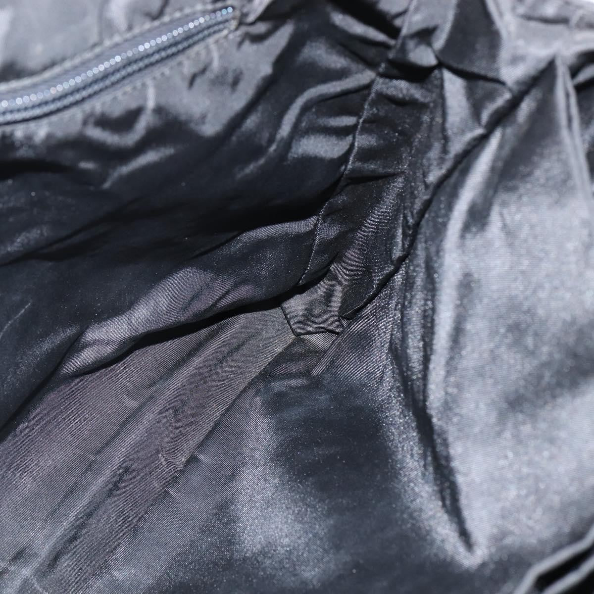 Prada Resin Handle Tote Tessuto Black Nylon Tote Bag Bag
