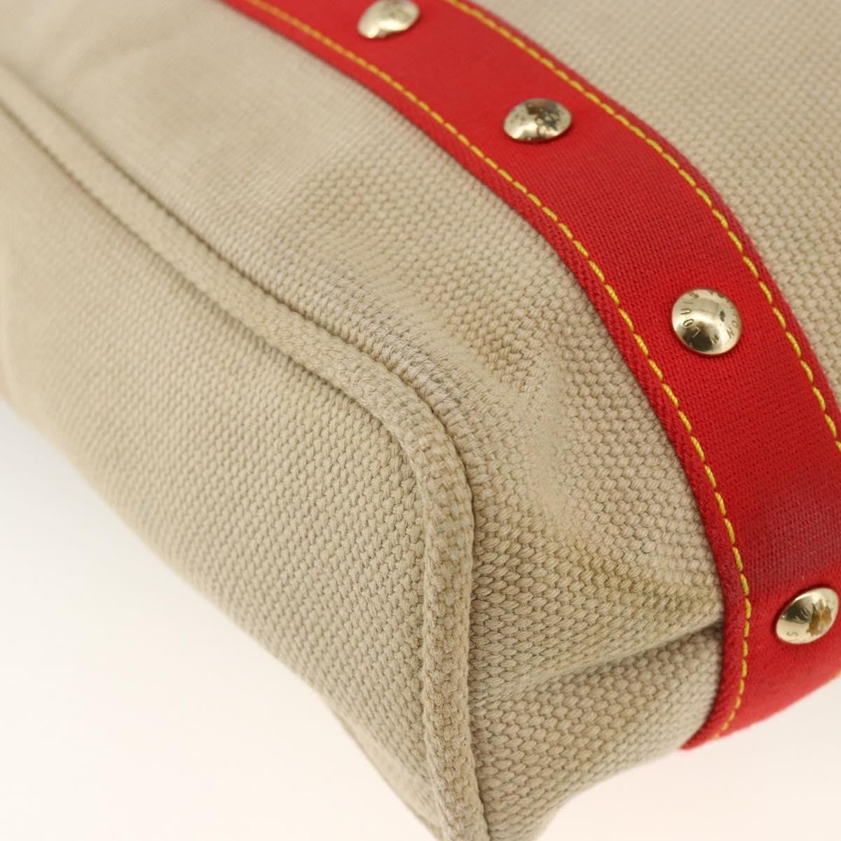 Louis Vuitton Antigua Tote Canvas Beige Canvas Tote Bag