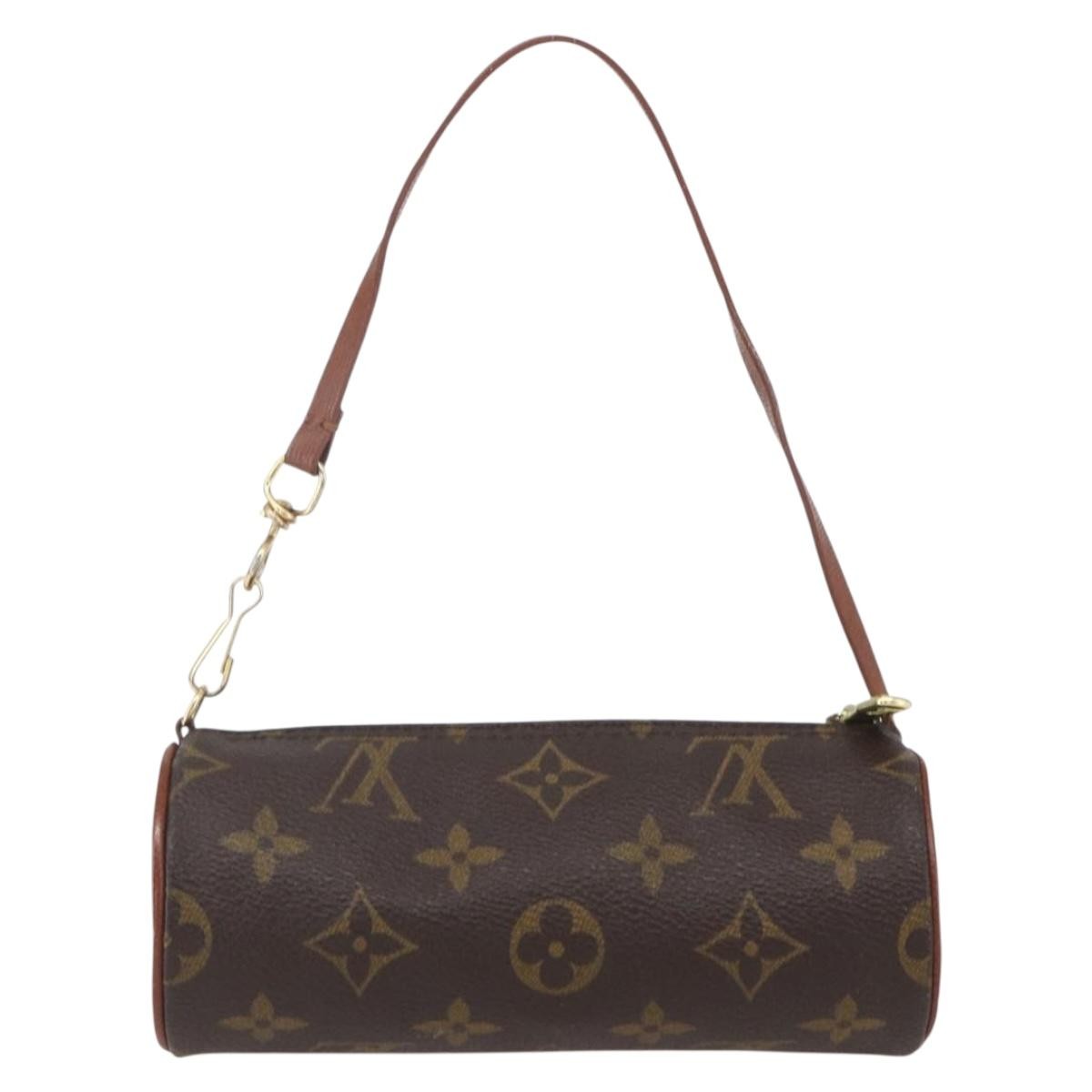 Louis Vuitton Papillon Pochette Monogram Canvas Brown Canvas Clutche & Pouche Bag