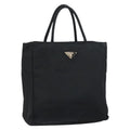 Prada Vintage Tote Nylon Black Nylon Tote Bag Bag