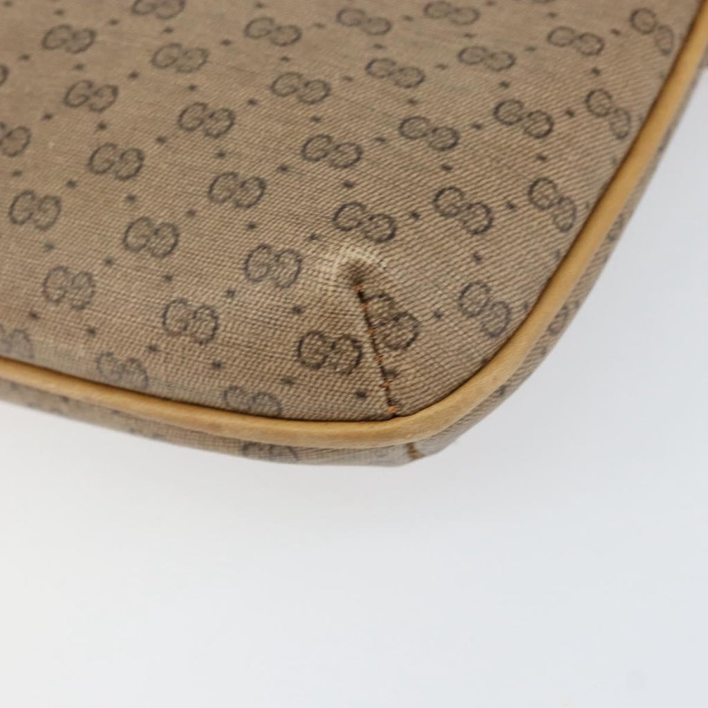 Gucci Micro Gg Supreme Shoulder Bag Gg Canvas Beige Pvc Shoulder Bag Bag (Pre-Owned)