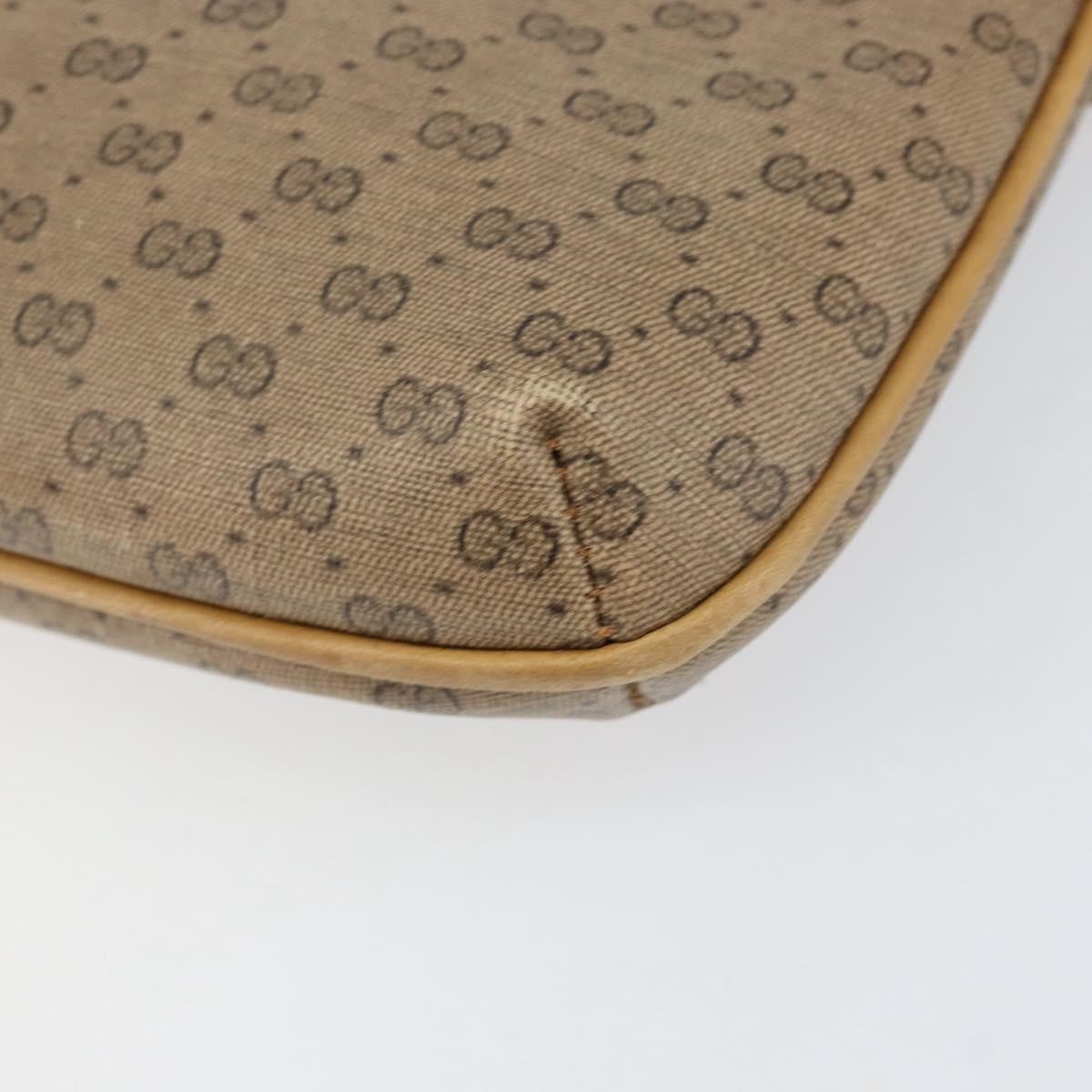 Gucci Micro Gg Supreme Shoulder Bag Gg Canvas Beige Pvc Shoulder Bag Bag (Pre-Owned)