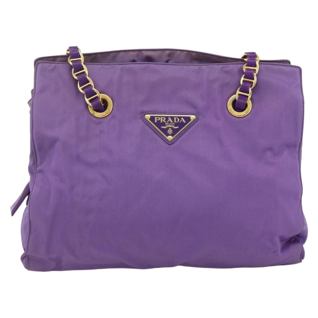 Prada Vintage Shoulder Bag Tessuto Purple Nylon Shoulder Bag Bag