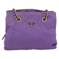 Prada Vintage Shoulder Bag Tessuto Purple Nylon Shoulder Bag Bag