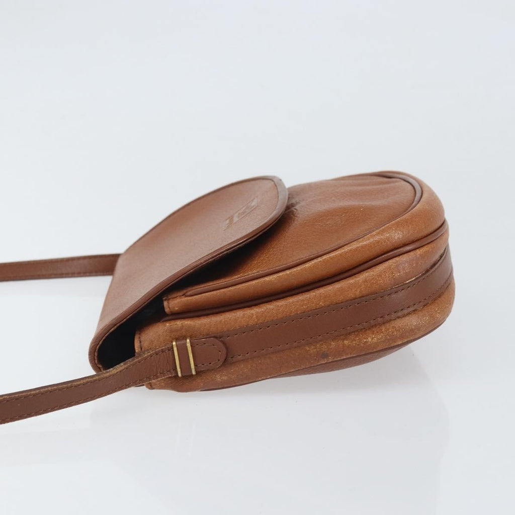 Burberry Vintage Shoulder Bag Leather Brown Leather Shoulder Bag