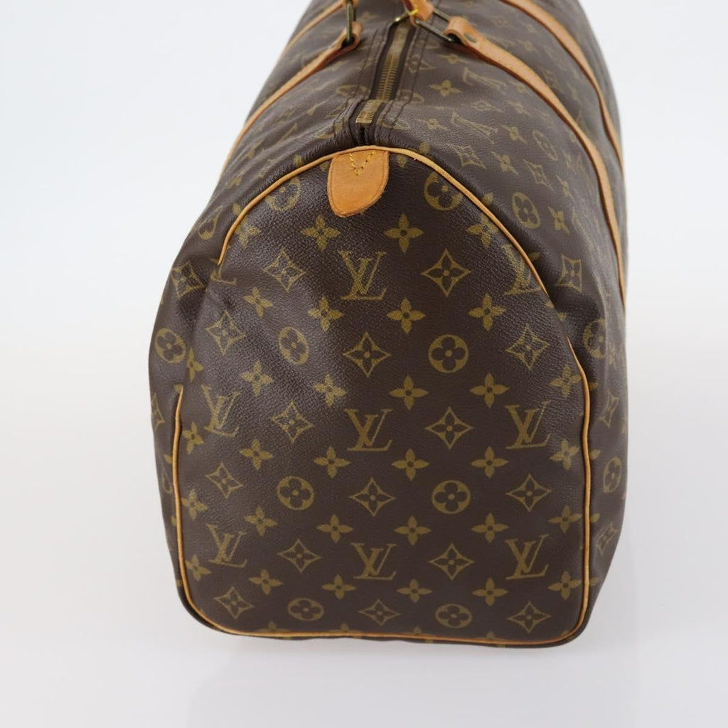 Louis Vuitton Keepall Bag Monogram Canvas Brown Canvas Travel Bag
