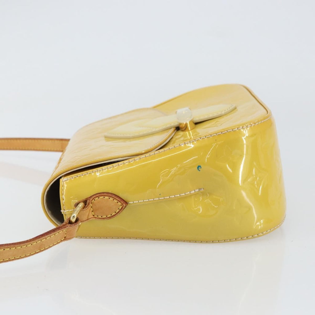 Louis Vuitton Bellflower Handbag Monogram Vernis Brown Patent_Leather Shoulder Bag