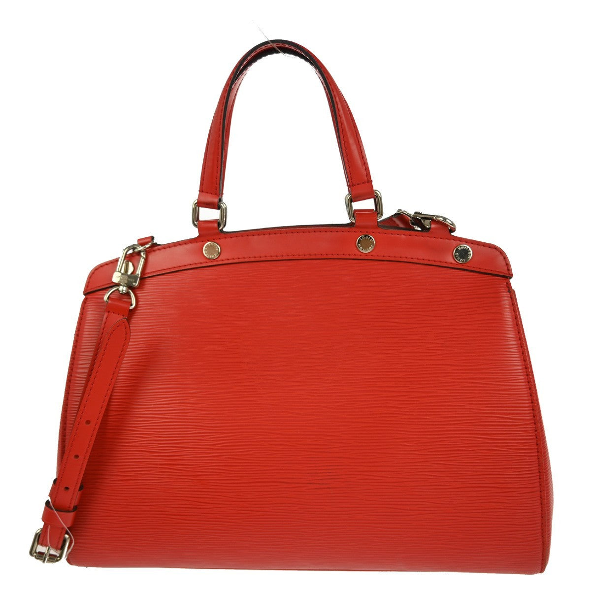 Louis Vuitton Brea Handbag Epi Leather Red Leather Handbag